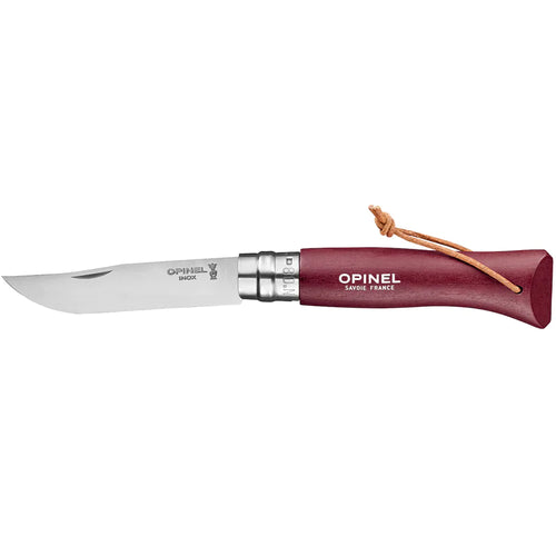 Opinel Trekka Knife (No. 8 burgundy) 8.5cm