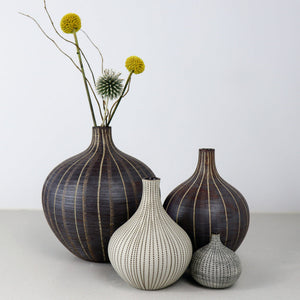 Congo Vase Small - Sepia