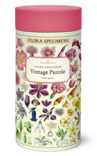 Load image into Gallery viewer, Cavallini &amp; Co. Flora Specimens - 1000 piece vintage jigsaw puzzle