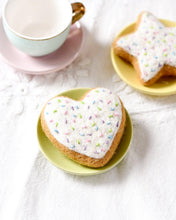 Load image into Gallery viewer, Felt Heart Icing Cookie with sprinkles