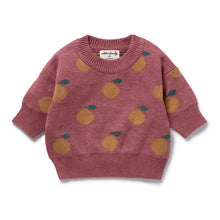 Load image into Gallery viewer, Clementine Organic Knitted Jacquard Jumper