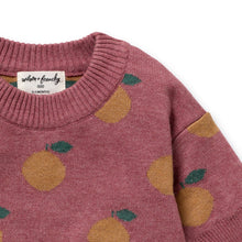 Load image into Gallery viewer, Clementine Organic Knitted Jacquard Jumper