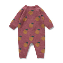 Load image into Gallery viewer, Clementine Organic Knitted Jacquard Growsuit