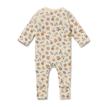 Load image into Gallery viewer, Maple Glow Organic Zipsuit with Feet