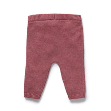 Load image into Gallery viewer, Rhubarb Organic Knitted Leggings