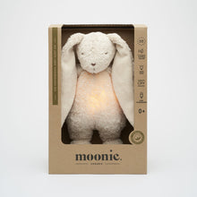 Load image into Gallery viewer, Moonie Organic Humming Bunny with Night Lamp - Sand