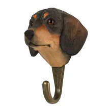 Load image into Gallery viewer, Hand Carved Dachshund Hook