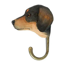 Load image into Gallery viewer, Hand Carved Dachshund Hook