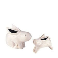 Polepole figurine 2 piece set - Rabbit and Kit