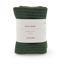 Load image into Gallery viewer, Ecovask Face Cloths 2 pack