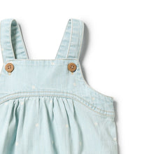 Load image into Gallery viewer, Wilson &amp; Frenchy Ditsy Daisy Organic Denim Bodysuit