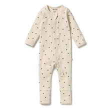 Load image into Gallery viewer, Wilson &amp; Frenchy My Lucky Charm Organic Zipsuit with Feet