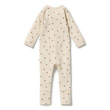 Load image into Gallery viewer, Wilson &amp; Frenchy My Lucky Charm Organic Zipsuit with Feet