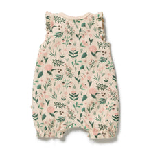 Load image into Gallery viewer, Wilson &amp; Frenchy Sweet Bloom Organic Ruffle Zipsuit