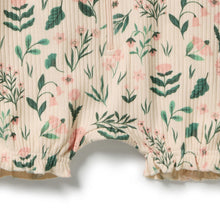 Load image into Gallery viewer, Wilson &amp; Frenchy Sweet Bloom Organic Ruffle Zipsuit