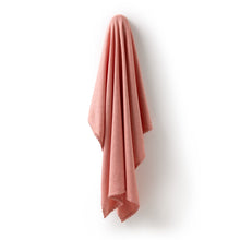 Load image into Gallery viewer, Wilson &amp; Frenchy Petal Pink Organic Knitted Pointelle Blanket