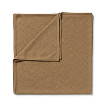 Load image into Gallery viewer, Wilson &amp; Frenchy Ginger Snap Organic Knitted Pointelle Blanket