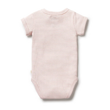 Load image into Gallery viewer, Wilson &amp; Frenchy Organic Stripe Rib Bodysuit - Cantaloupe