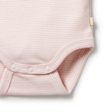 Load image into Gallery viewer, Wilson &amp; Frenchy Organic Stripe Rib Bodysuit - Cantaloupe