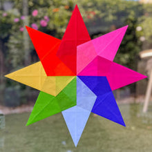 Load image into Gallery viewer, Kite Paper - Medium 22x22cm, Rainbow