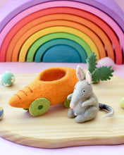 Load image into Gallery viewer, Felt Bilby with Carrot Car