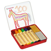 Load image into Gallery viewer, Stockmar Stick Crayons Limited Edition Rainbow - Special Anniversary Tin