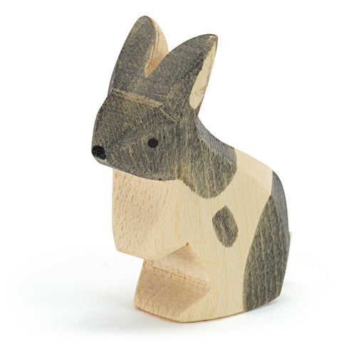 Ostheimer Rabbit - black & white standing