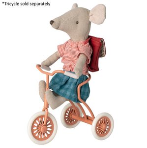 Maileg Tricycle Big Sister with Red Bag