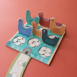Cooperative Pocket Game Cluck, Cluck, The Fox!