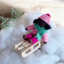 Load image into Gallery viewer, Ambrosius Hanging Sleigh Winter Doll