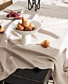 Load image into Gallery viewer, Papaya Piama 100% French Linen Tablecloth - Natural - Large