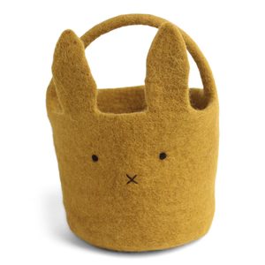 En Gry & Sif Felt Bunny Basket - assorted