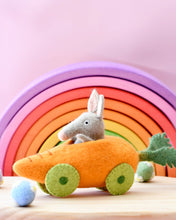 Load image into Gallery viewer, Felt Bilby with Carrot Car