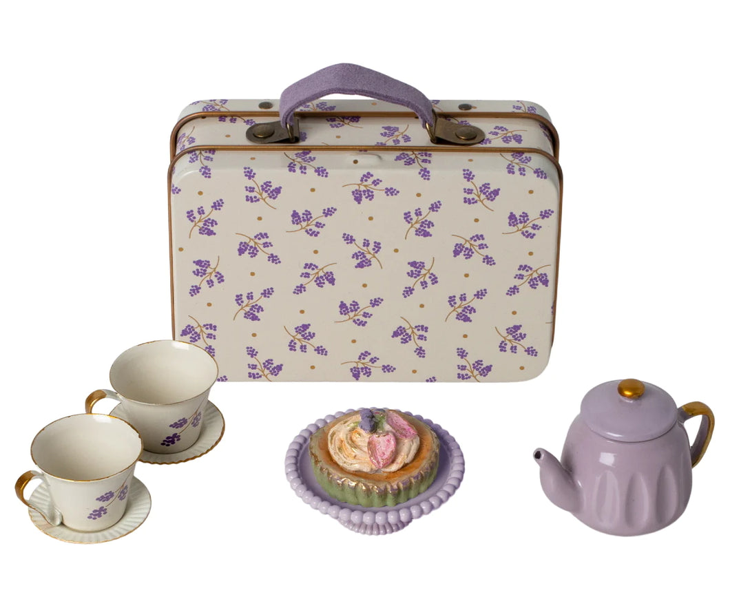Maileg Afternoon Treat- Mouse, Purple