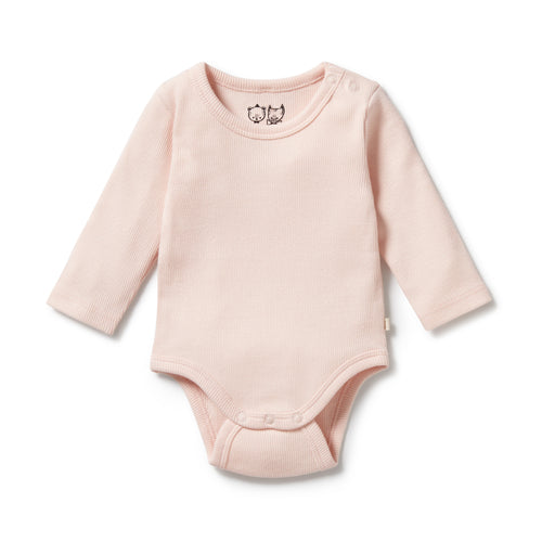 Wilson & Frenchy Pink Organic Bodysuit