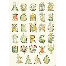 Hjelms Alphabet Poster