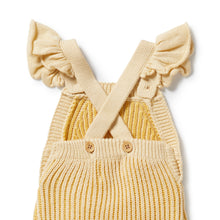Load image into Gallery viewer, Wilson &amp; Frenchy Dijon Knitted Overalls