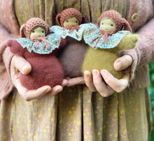 Load image into Gallery viewer, Moss &amp; The Gypsy Hand Dyed Angora Bunny Pouch Dolls