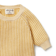 Load image into Gallery viewer, Wilson &amp; Frenchy Dijon Knitted Ribbed Jumper