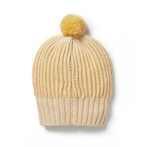 Wilson & Frenchy Dijon Knitted Ribbed Hat