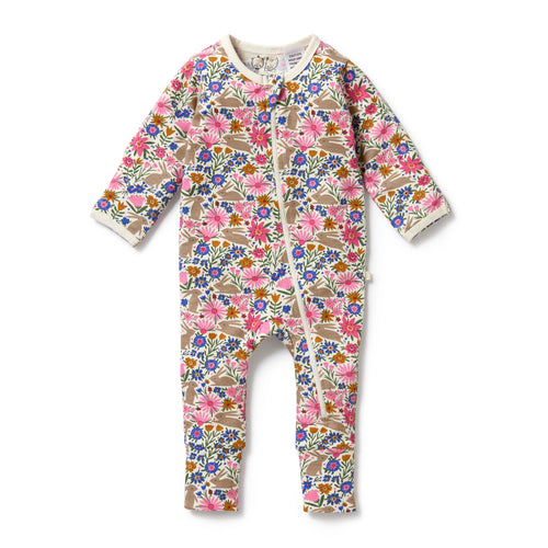 Wilson & Frenchy Bunny Hop Zipsuit with feet