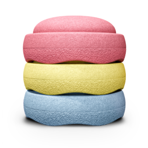 * Stapelstein Pastel Set of 3 (primary colours)
