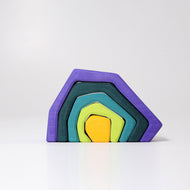 Grimm’s Earth Cave Stacking Toy - large