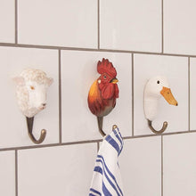 Load image into Gallery viewer, Hand Carved Rooster Hook
