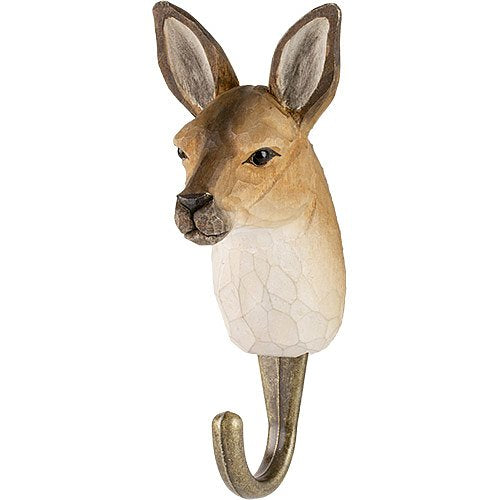 Hand Carved Kangaroo Hook