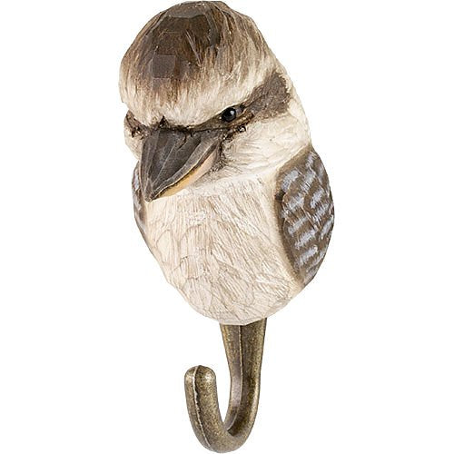 Hand Carved Kookaburra Hook