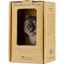 Load image into Gallery viewer, Hand Carved Wombat Hook