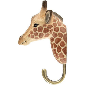 Hand Carved Giraffe Hook