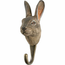 Load image into Gallery viewer, Hand Carved Mountain Hare Hook