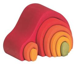 Arch house - red